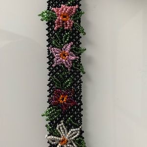 Handcrafted beaded bracelet by NWT artist